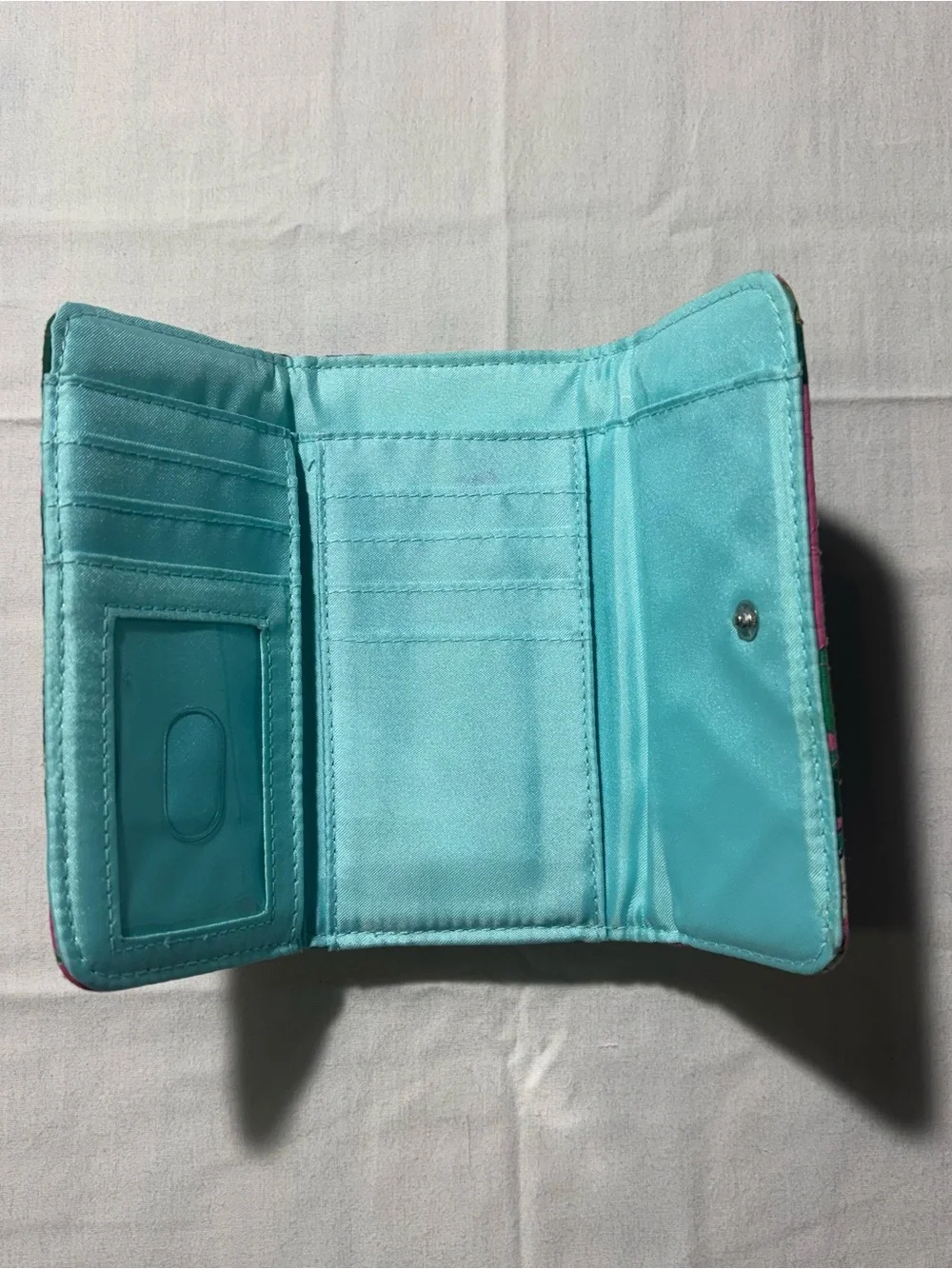 Vera Bradley Pink Quilted Floral Wallet